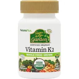 Витамины и минералы Natures Plus Source of Life Garden Vitamin K2 120 мкг 60 вегакапсул