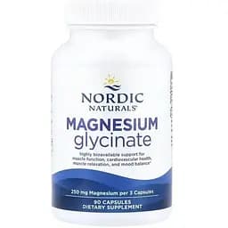 Магній гліцинат Nordic Naturals 250 мг 90 капсул