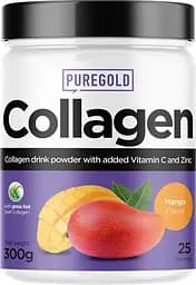 Препарат для суглобів і зв'язок Pure Gold Protein Collagen, 300 грам Манго