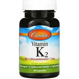 Вітаміни Carlson Laboratories Vitamin K2 MK-4 60 caps (1086-2023-10-4553)