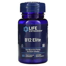 Вітаміни та мінерали Life Extension Vitamin B12 Elite, 60 пастилок