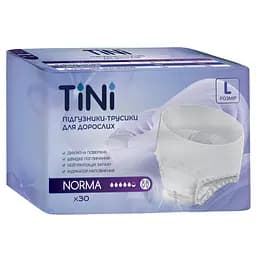 Підгузники-трусики для дорослих TINI Norma розмір L 30 шт.