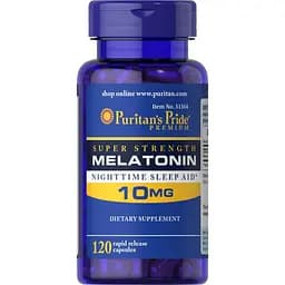 Естественная добавка Earth's Creation Melatonin 10 mg 60 капсул