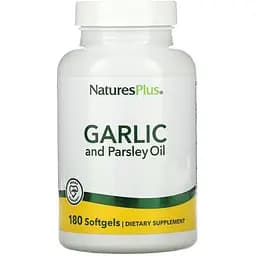 Часник і петрушка масло NaturesPlus 180 капсул