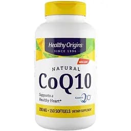 Натуральна добавка Healthy Origins CoQ10 Kaneka Q10, 200 mg 150 капсул