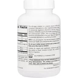 Омега-3 Source Naturals Omega-3S EPA-DHA для веганів 300 мг 60 капсул (SNS-02459) - мініатюра 3