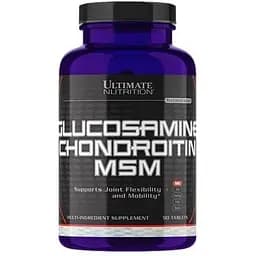 Препарат для суставов и связок Ultimate Glucosamine Chondroitin MSM 90 таблеток