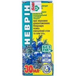 Фітоконцентрат Неврин для поліпшення психоемоційного стану та пам'яті 30 мл