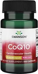 Натуральна добавка Swanson CoQ10 10 mg, 100 мини капсул