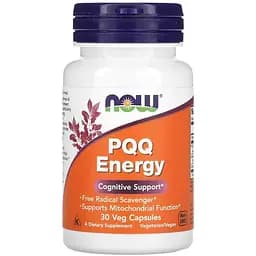 Витамины и минералы Now PQQ Energy 30 вегакапсул