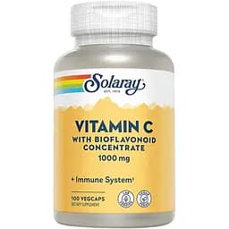 Витамины и минералы Solaray Vitamin C with Bioflavonoids 1000 мг 100 вегакапсул