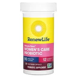 Пробіотик для жінок Renew Life Ultimate Flora Women's Care Probiotic 90 млрд 30 вегетаріанських капсул - мініатюра 2