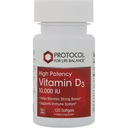 Вітамін Д3 Protocol for Life Balance 10 000 МО 120 капсул