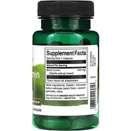 Насіння чорного кмину Swanson Black Cumin Seed 400 мг 60 капсул (100-74-8366972-20) - мініатюра 2
