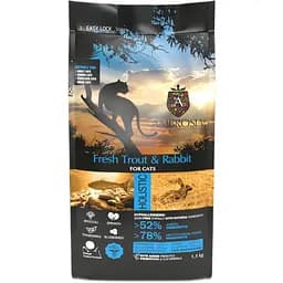Сухий корм Ambrosia Grain Free Cat Fresh Trout & Rabbit для дорослих котів зі свіжою фореллю та кроликом 1.5 кг