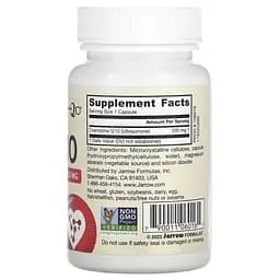 Убіхінон Jarrow Formulas Co-Q10 200 mg, 60 вегакапсул для підтримки серцево-судинної системи - мініатюра 2