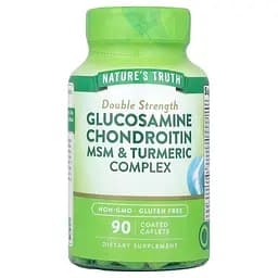 Глюкозамін хондроїтин МСМ та куркума Nature's Truth Glucosamine Chondroitin MSM & Turmeric Comple 90 каплет