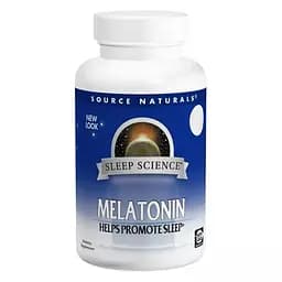Натуральна добавка Source Naturals Sleep Science Melatonin 1 mg, 200 таблеток