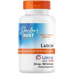 Лютеїн Doctor's Best Lutein лютемакс 20 мг 180 капсул (DRB-00370)