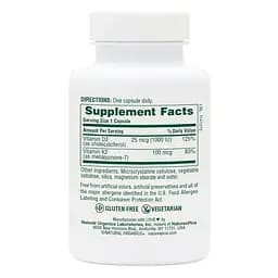 Вітаміни та мінерали Natures Plus Vitamins D3 + K2, 90 капсул - мініатюра 2