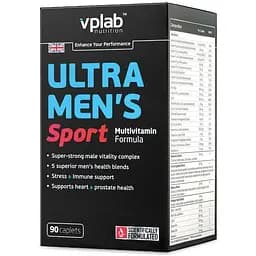 Витамины и минералы VPLab Ultra Mens Sport Multivitamin 90 каплет