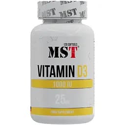 Витамины и минералы MST Vitamin D3 1000 IU 120 капсул