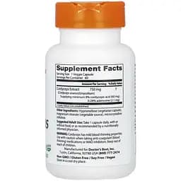 Кордицепс Doctor's Best Ultra Cordyceps 750 мг 60 вегетаріанських капсул - мініатюра 2