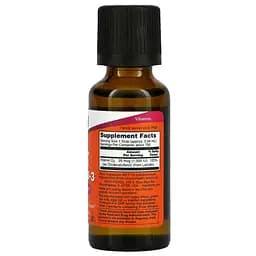 Рідкий вітамін D3 підвищеної сили 1000 МО Now Foods Liquid Vitamin D3 Extra Strength 30 мл - мініатюра 2