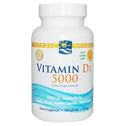 Вітамін Д3 Nordic Naturals (апельсин) Vitamin D3 5000 МО 120 капсул