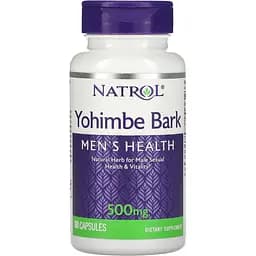 Йохімбе Natrol Men's Health Yohimbe Bark 500 мг 90 капсул