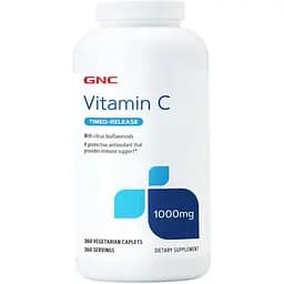 Вітаміни та мінерали GNC Vitamin C 1000 мг Timed-Release 360 вегакапсул