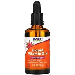 Витамины и минералы Now Vitamin D3 59 мл