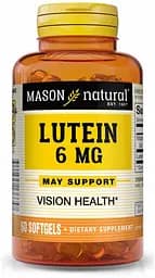 Натуральна добавка Mason Natural Lutein 6 mg, 60 капсул