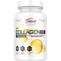 Для суглобів та зв'язок Genius Nutrition Collagen-X5 60 капсул