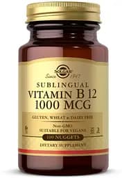 Вітаміни та мінерали Solgar Sublingual Vitamin B12 1000 mcg, 100 таблеток