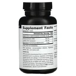 Дііндолілметан Source Naturals DIM (Diindolylmethane) 100 mg, 120 таблеток для підтримки гормонального балансу - мініатюра 2