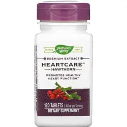 Боярышник Nature's Way HeartCare Hawthorn 80 мг 120 таблеток