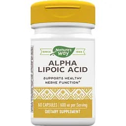 Альфа-ліпоєва кислота Nature's Way Alpha Lipoic Acid 60 капсул