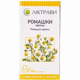 Фиточай Лектравы Ромашка 1.3 г 20 фильтр-пакетов