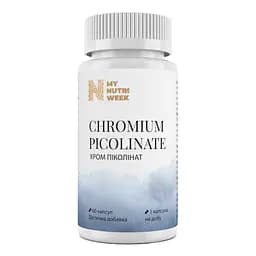 Хром пиколинат, Chromium Picolinate, My Nutri Week, 60 капсул (MNW-570147)