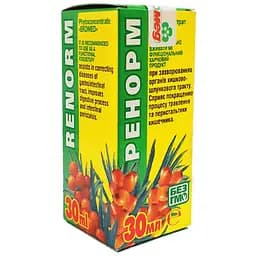 Фітоконцентрат Екомед Ренорм для покращення процесу травлення та перистальтики кишечнику 30 мл