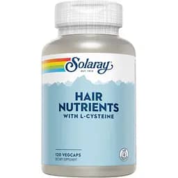 Комплекс для здоров'я волосся Solaray Hair Nutrients 120 вегетаріанських капсул (2023-10-2395)