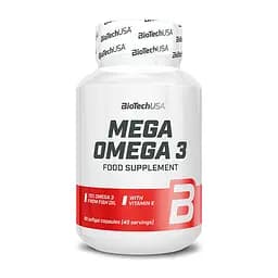 Жирні кислоти BiotechUSA Mega Omega 3 90 капсул