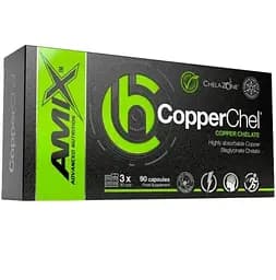 Вітаміни Amix ChelaZone CopperChel Copper Bisglycinate Chelate 90 веган капс