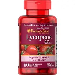 Лікопін Puritan's Pride Lycopene 40 мг 60 капсул