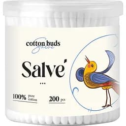 Ватні палички Salve круглі 200 шт.