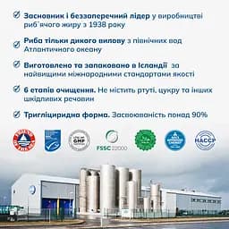 Омега-3 Lysi риб'ячий жир з печінки тріски з вітамінами A, D, E зі смаком лимона та м'яти 240 мл - мініатюра 12