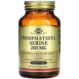 Фосфатидилсерин Solgar 200 мг 60 капсул