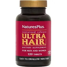 Витамины и минералы Natures Plus Ultra Hair For Men & Women 120 мини таблеток