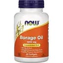Жирні кислоти Now Borage Oil 1000 мг 60 капсул